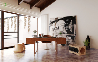 意大利RIVA1920品牌 现代书房书桌椅