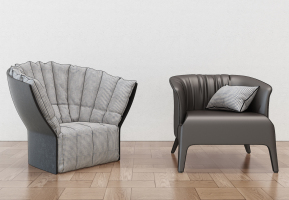 H06-0403现代单人沙发椅子