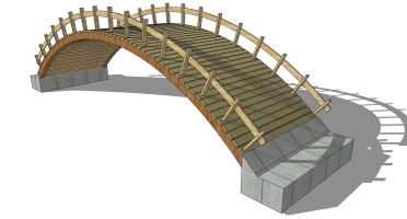 中式木拱桥 (2)