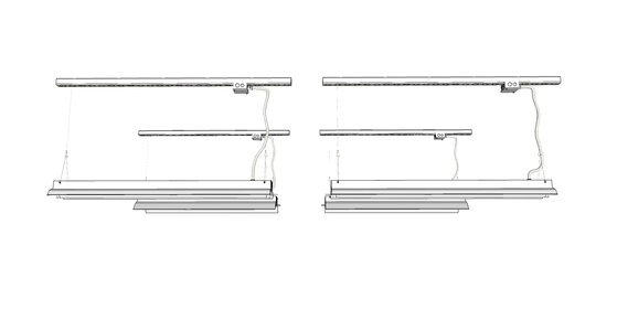 办公室吊灯格栅灯 (9)