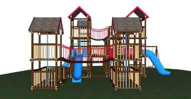 51现代儿童游乐园游乐设施儿童滑梯