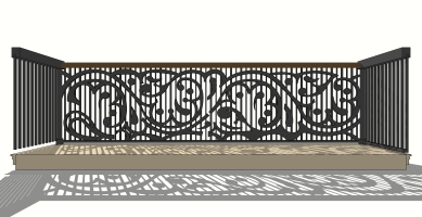 欧式铁艺栏杆护栏扶手 (161)