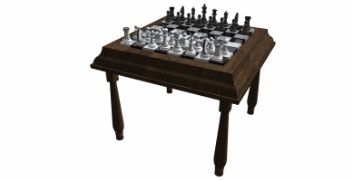 美式欧式国际象棋桌子