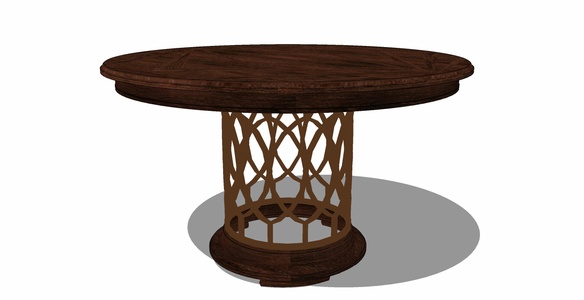 美式欧式圆几花台摆台餐桌 (1)