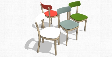 幼儿园家具儿童书桌椅子教室桌椅 (9)