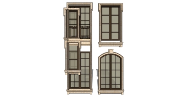 欧式建筑别墅窗窗户 (10)