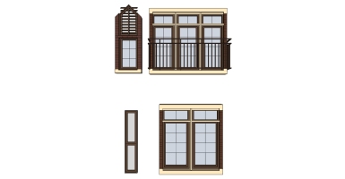 欧式建筑别墅窗窗户 (24)