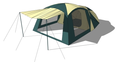 露营野炊帐篷SketchUp (68)