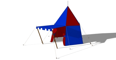 露营野炊帐篷SketchUp (79)