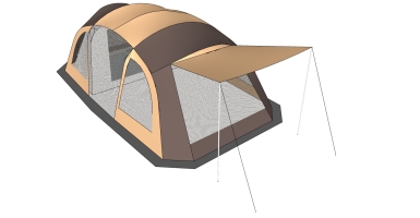 露营野炊帐篷SketchUp (83)