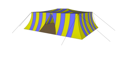 露营野炊帐篷SketchUp (90)