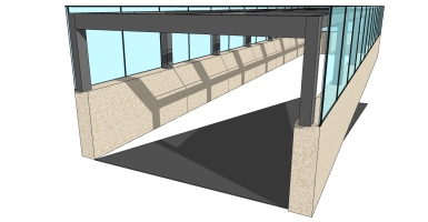 异形钢架结构地下车库出入口  (3)