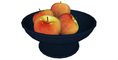 水果 苹果陶瓷果盘