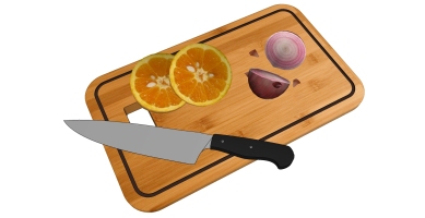 蔬菜 洋葱橙子 刀子菜板