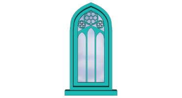 伊斯兰新疆阿拉伯建筑窗户门窗 (3)