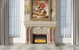 Z03-0706欧式法式雕花壁炉画框