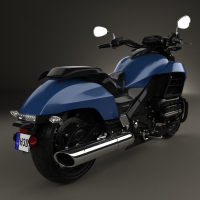 H41-0726本田街車1800cc摩托車3dmax模型下載 (2)