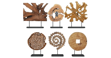 (15)新中式木墩根雕木头雕塑摆件饰品摆件