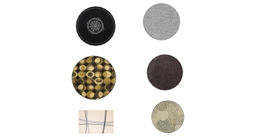  5现代欧式圆形地毯