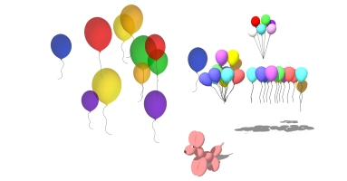 (18)节日婚庆庆典活动饰品气球