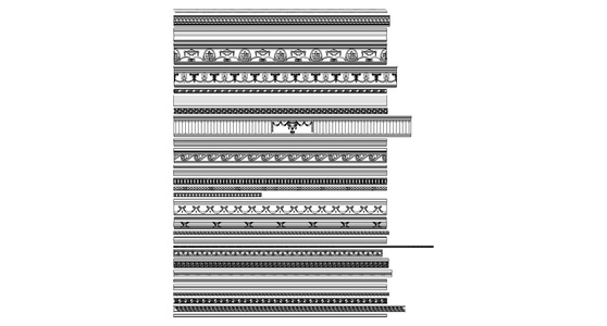 09欧式法式雕花石膏线脚线阴角线石膏线条