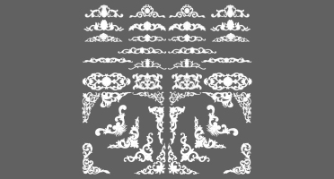 8欧式法式雕花构件角花石膏雕花花纹角花构件