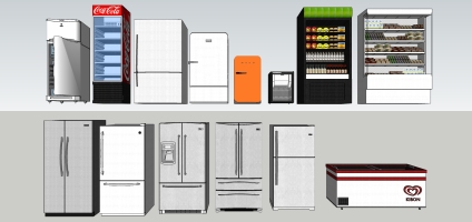 02冰箱冰柜组合超市展示冰箱迷你并行消毒柜饮料展示柜糕点展示柜