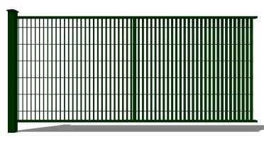 (27)木栅栏护栏大门围墙木围挡围墙