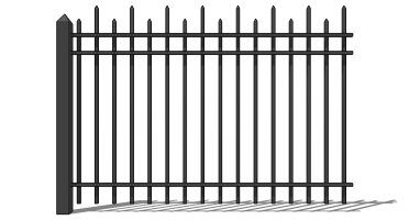 (29)欧式铁艺护栏围墙大门