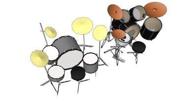 4现代乐器音乐器材架子鼓