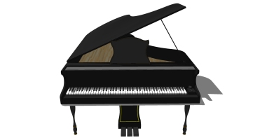 15钢琴电子琴SU模型合集