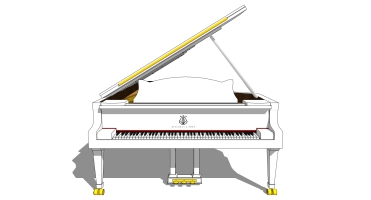 17钢琴电子琴SU模型合集