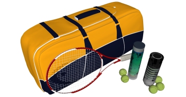 3娱乐器材网球球拍背包