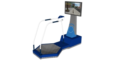 现代健身房VR步行模拟