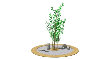 景观竹子植物模型 (4)