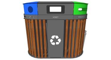现代简约户外垃圾桶垃圾箱 (44)