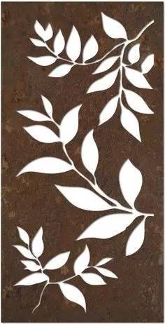 树叶形状镂空金属板透雕花纹 (46)