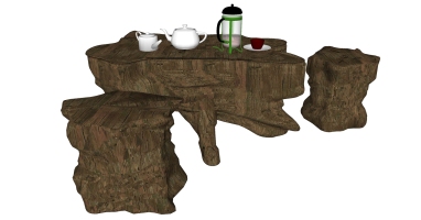 HG60中式木疙瘩茶海茶台茶桌