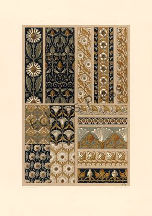 伊斯兰民族图案地毯布料花纹 (34)