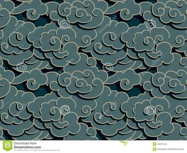 中式云纹祥云图案 金属凹凸图案金属板 (2)