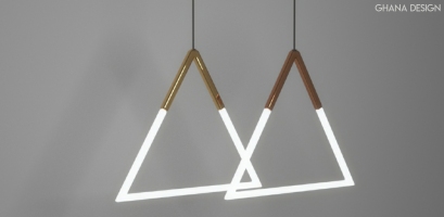 79三角吊燈 創意三角形裝飾吊燈，LED燈，簡約風格LED吊燈，吊燈，裝飾吊燈，燈管