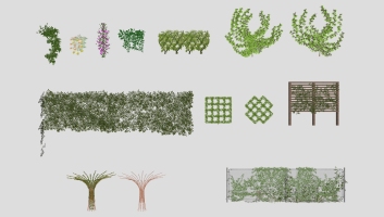  植物裝飾背景墻 藤蔓 金屬裝飾植物架子 