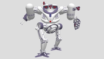  金屬機器人 模型 
