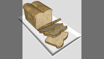  面包 切邊面包盤子 