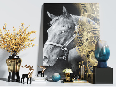 装饰摆件，欧式人物雕塑，饰品摆件，花瓶