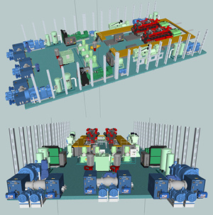  风格工业设备，机房