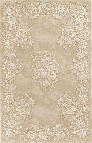 简欧式法式大花花纹暗纹地毯 (3)