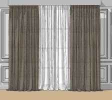 z11-0515現代輕奢窗簾垂簾