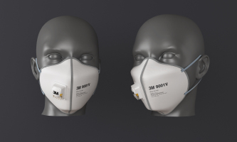 现代防病毒3M口罩医疗器材设备