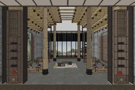 新中式酒店大堂